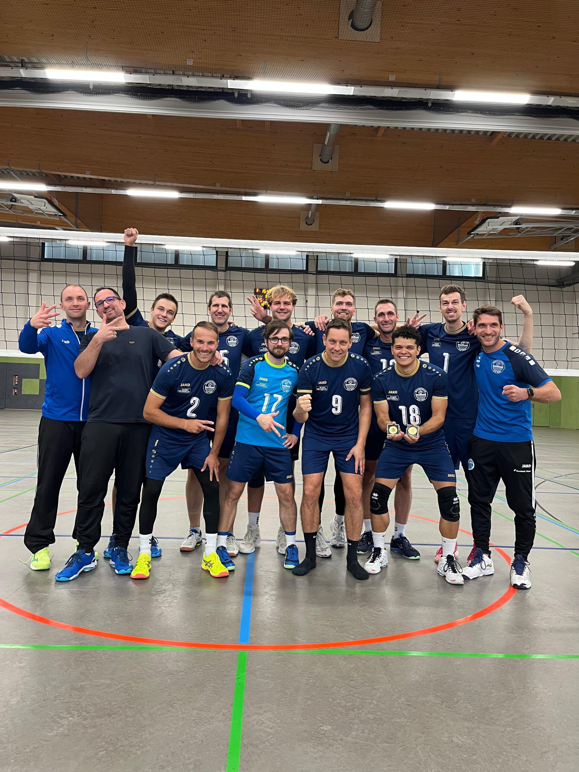 Volleyballfreunde dominieren ersten Heimspieltag