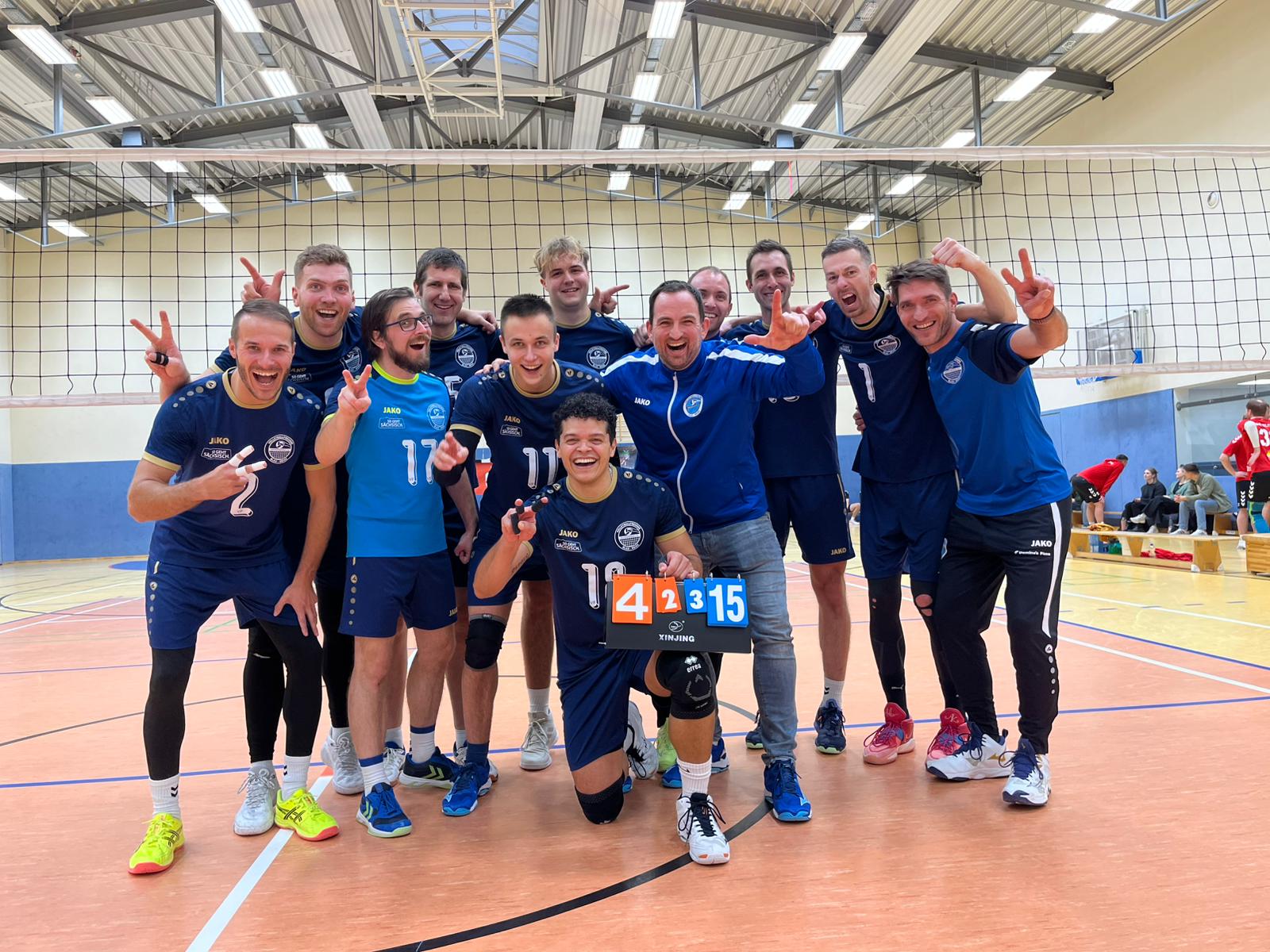 Volleyballfreunde bezwingen Tabellenführer