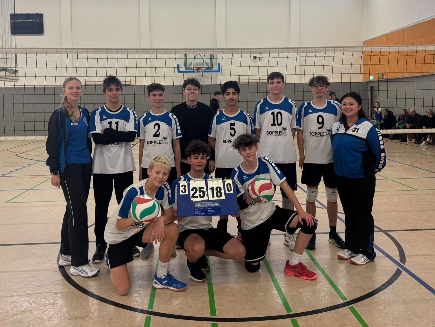 Erstmals auf Großfeld unterwegs